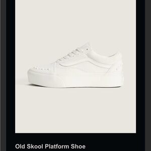 Vans Old Skool Platform Sneakers - White